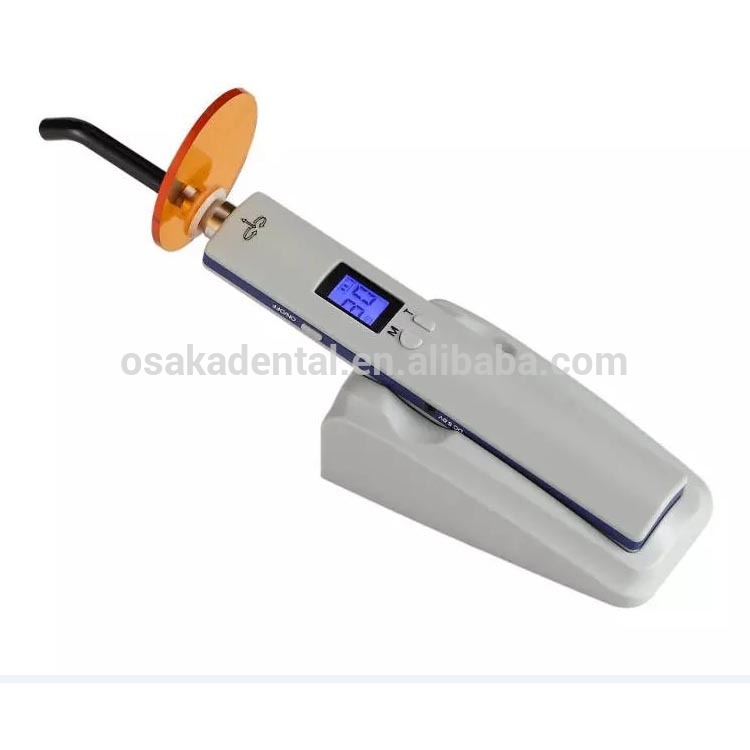 Dental wireless led curing light with light meter funtion