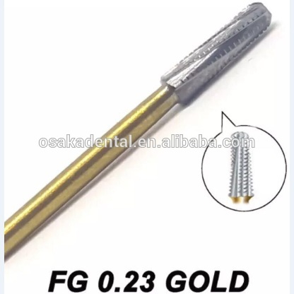 Dental FG golden Titanium carbide burs 856-023/856-016