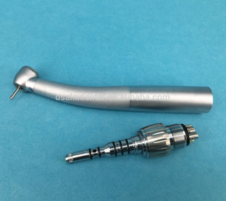 6 Holes Fiber Optic LED Push Button Handpiece with Quick Coupler