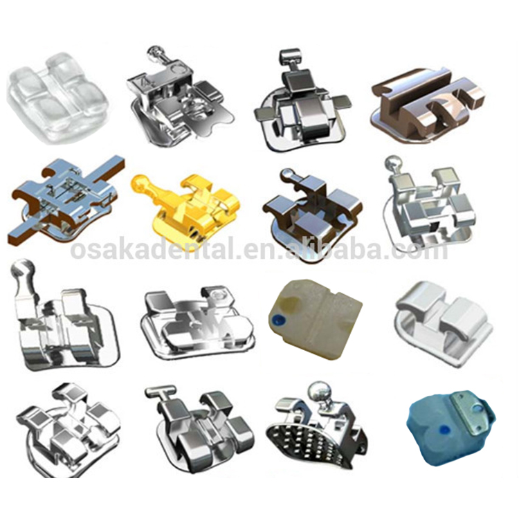 Economical Paper Card Packing Roth MBT Standard and Mini Orthodontic Metal Bracket