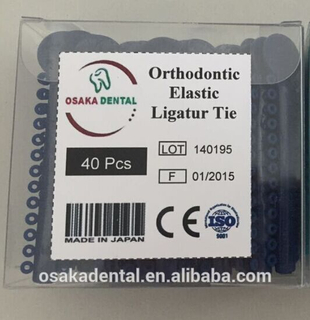 Beautiful Colors Dental Orthodontic Elastic Ligature Tie with CE