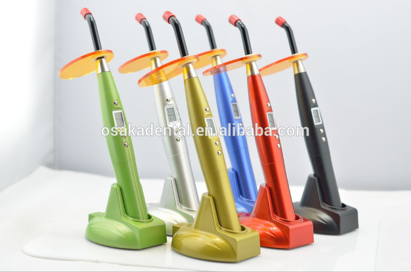 NEW fashion model dental supply rainbow led curing light