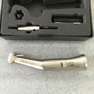 Dental Reduction Speed Turbine Handpiece Contra Angle 20:1 for Endo Treatment