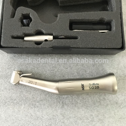 Dental Reduction Speed Turbine Handpiece Contra Angle 20:1 for Endo Treatment
