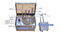 Economical portable dental unit with built-in air compressor