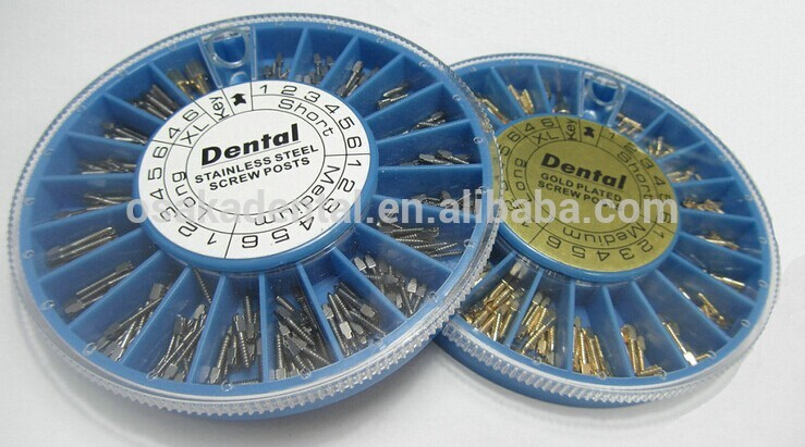 Dental 24K Golden Plated Screw Post 