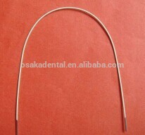 Orthodontic Material of Super Elastic NiTi Arch Wire Round/dental niti wire/Dental Orthodontic Material