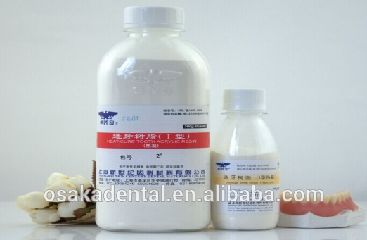 Dental heat curing artifical teeth resin I type