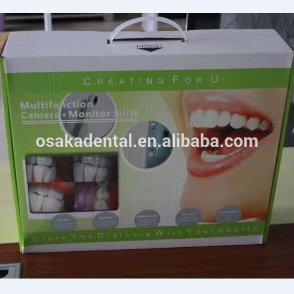 17inch white monitor +Dental Intraoral Camera with VGA+VIDEO+US B +monitor holder