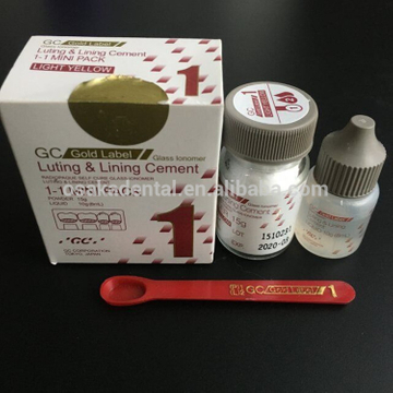 Ciment Verre Ionomère GC Fuji 1 Luting & Lining - Mini Pack - Expiration 2027-10 - Dentisterie