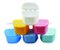 Hot Sale Colourful plastic denture box for keeping denture clean