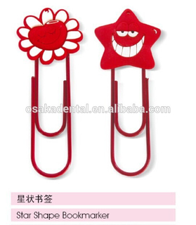 star shape bookmarket with/without teeth /dental accessories/dental cultural products/oral dental accessories