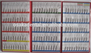 Original Diamond Bur Sample Book/dental diamond bur/dental bur