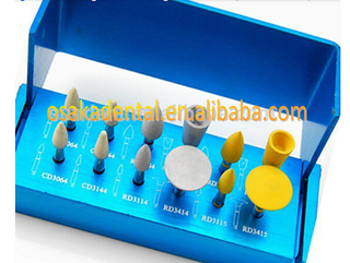 Dental Diamond Bur/ Rubber Bur/ Silicone Bur/Polishing bur kit RA3112/R010