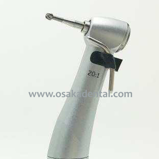 Dental Low Speed Handpiece of 20:1 Reduction Contra Angle without Light External Spray