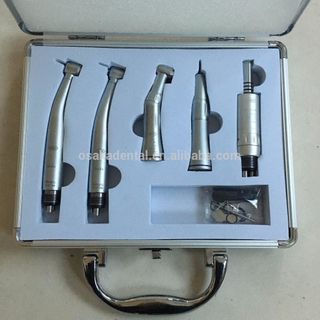 Dental Handpiece Kit have 2 High Speed LED Handpiece and 1 Low speed Kit