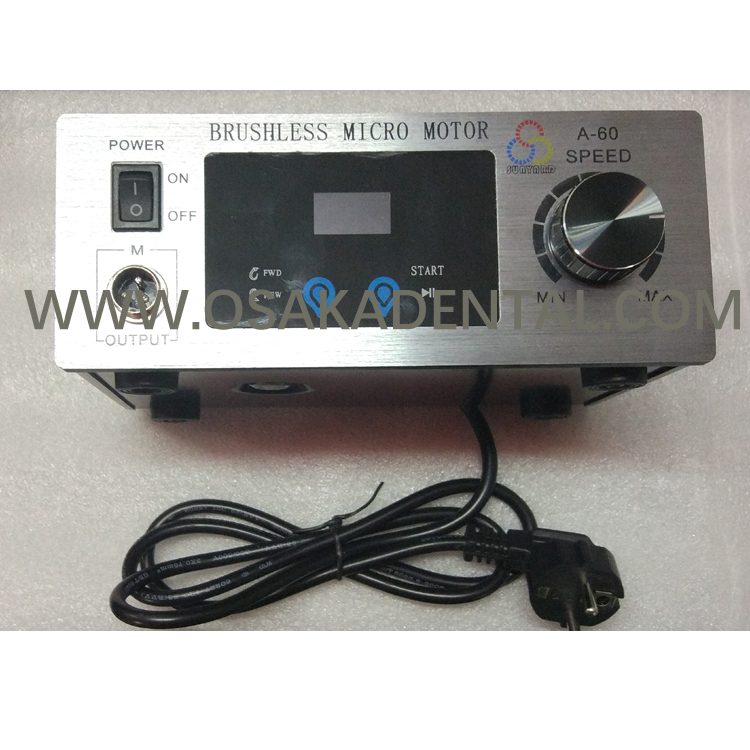 Dental Micromotor with Brushless MAX:60,000 rpm