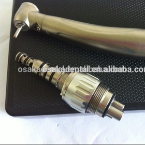 Titanium push button LED generator dental handpiece with quick coupling M4 or B2