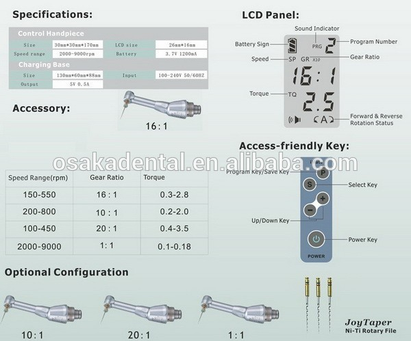 Imate Cordless Dental Endo Motor / Root Canal Treatment(9 working type)