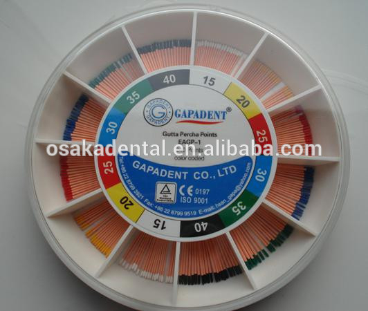 Dental Filling Material Dental Gutta Percha Points 