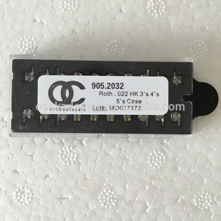 Roth MBT OC Metal Bracket in Box Packing for Orthodontic Use OSA-F699AA
