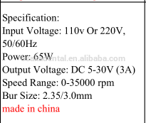 Portable High Quality Dental Mirco Motor