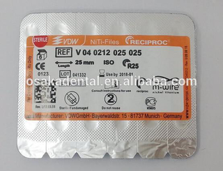 Dental supply of Endo files VDW RECIPROC files/dental instument/dental protaper file