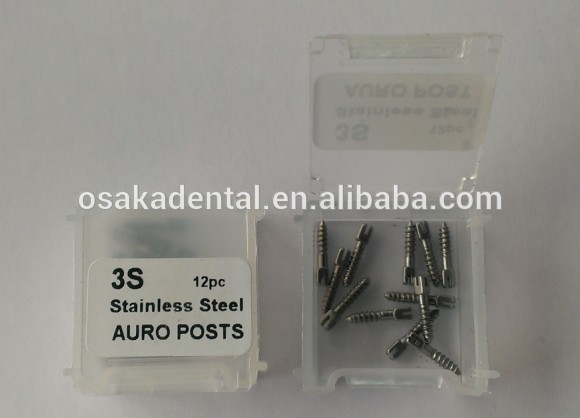 Golden Plated Euro Post Made from strong resilient with CE/Dental Golden Plated Post /Screw Post/ Dental implant post/Dental Pin