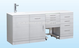 High quality Stainless Steel Dental Cabinet medical cabinet with handle type