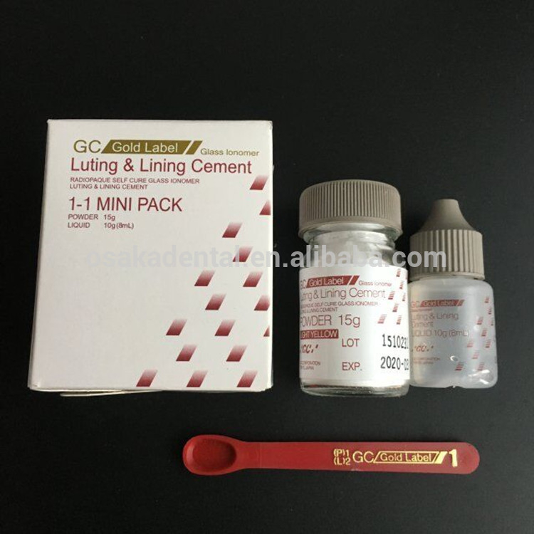A Glass Ionomer Luting Cement Gc Fuji 1 mini Packing Dental Material