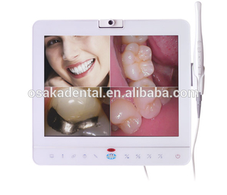 15inch white dental monitor Intraoral Camera System with VGA+VIDEO+USB