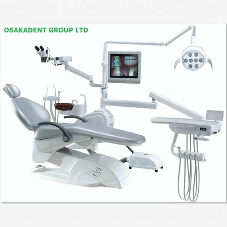 A Economic Dental Unit with optional Microscope Dental lab Equipment High Fashion Dental Chair