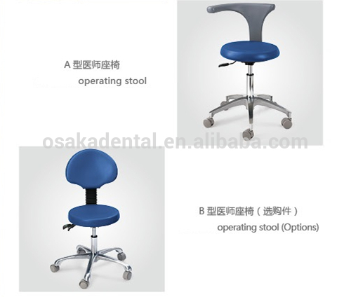 High class dental chair with blue colour dental chair for dental clinic