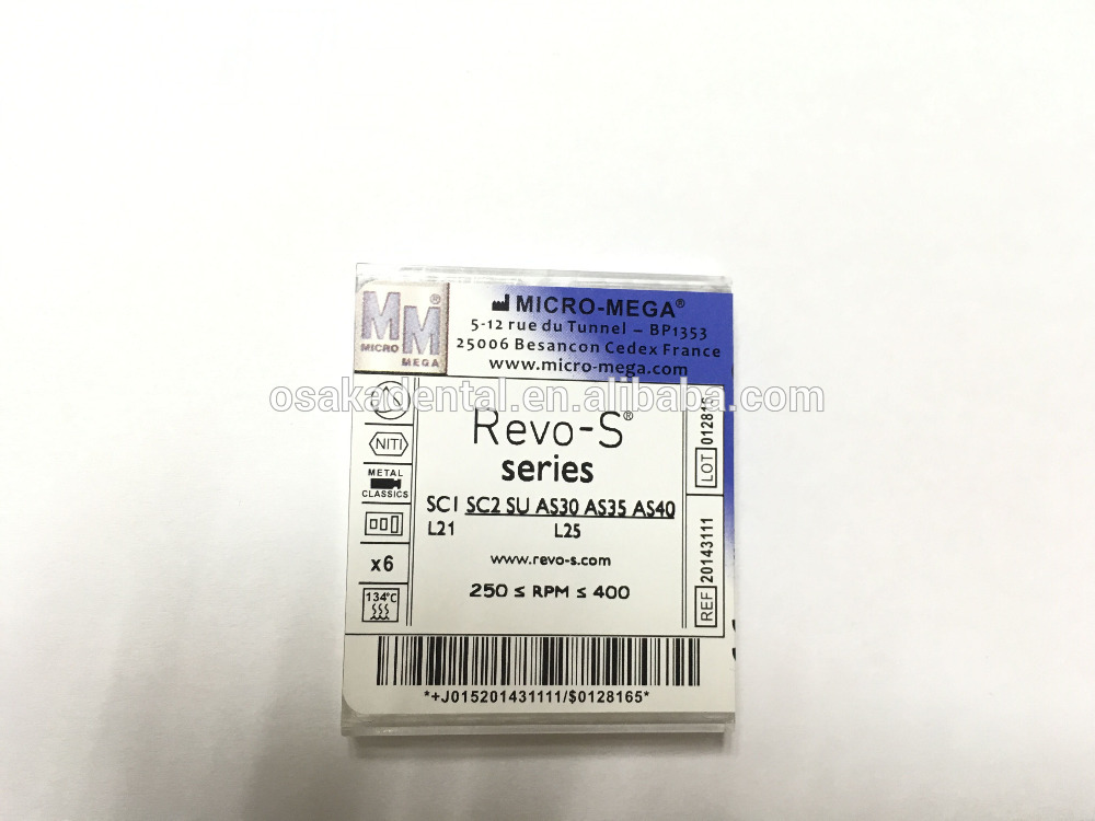 dental endodontic files of REVO-S files