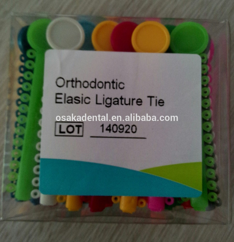 Beautiful Colors Dental Orthodontic Elastic Ligature Tie with CE
