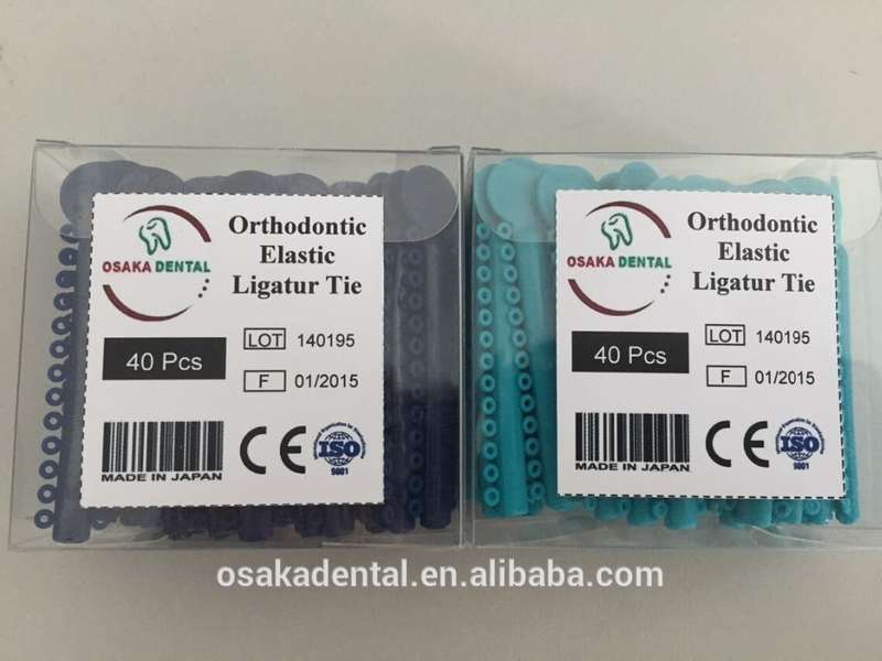 Beautiful Colors Dental Orthodontic Elastic Ligature Tie with CE