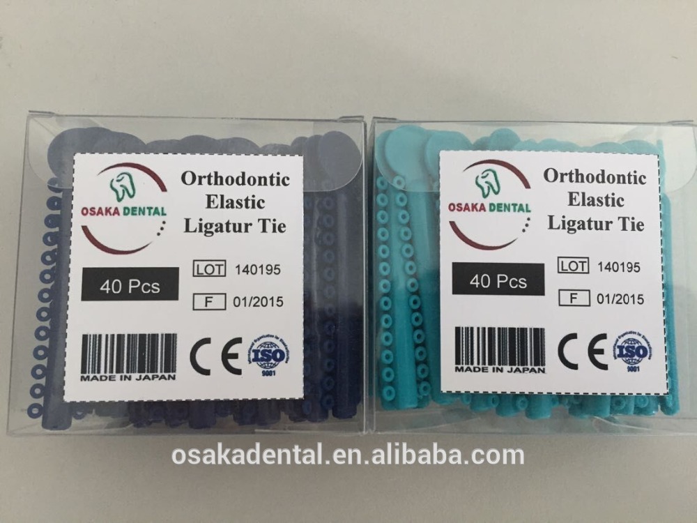 Beautiful Colors Dental Orthodontic Elastic Ligature Tie with CE