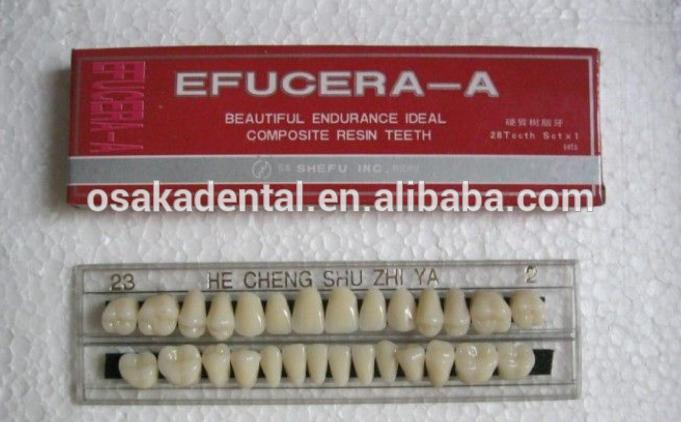 Hot sale Dental False Teeth/Dental Synthetic Teeth/Dental acrylic resin teeth