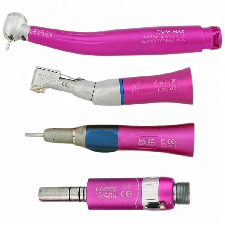 A Color Dental High Speed and Low Speed Handpiece Student Set