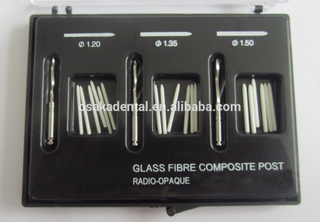 Germany Material Dental Glass Fiber Composite Post with three Size 1.20~1.50mm