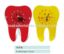 toothshape clock red /dental decoration/dental gifts/dental cultural products