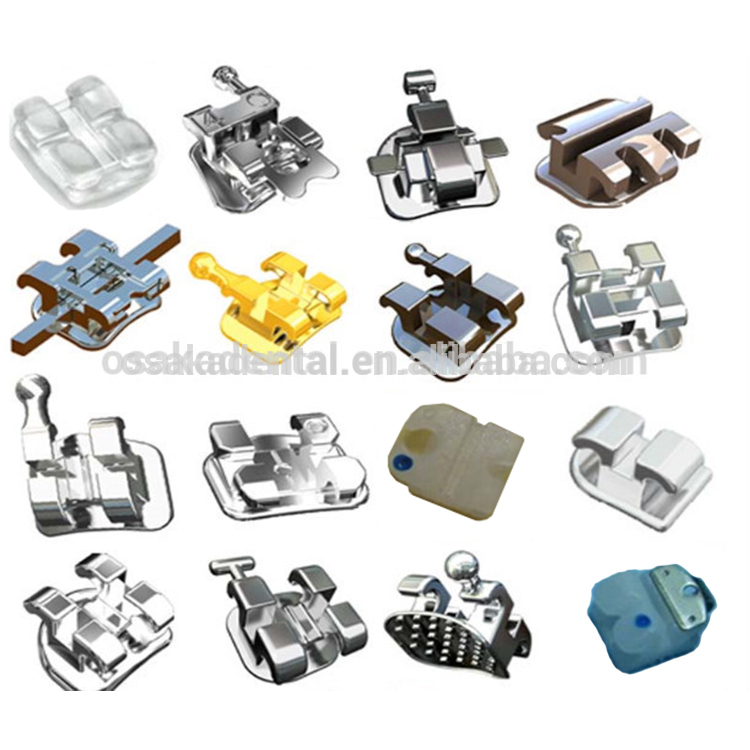 Cheap Bondable Edgwise Roth MBTMetal Bracket for Orthodontic Use OSA-P31