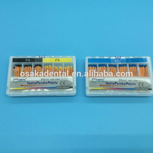 Dental F1-F5 Gutta Percha Points Depth mm Marked