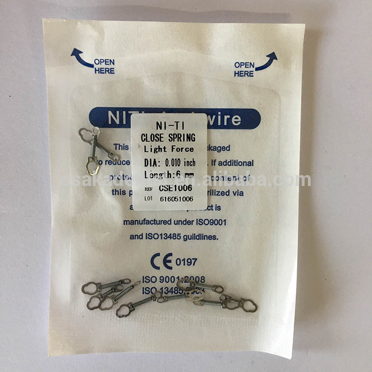 Dental Orthodontic Niti Coil Closed Spring for Orthodontic Products OSA-F730-2