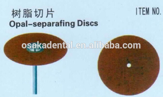 Opal-separating discs/dental endo material
