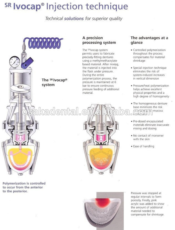 Denture Injection System dental lab equipment with CE