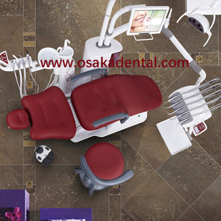 Dental unit dental chair OSA-A6600 good quality dental chair dental unit with 2 dental stools