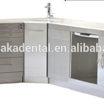 Stainless Steel Dental Cabinet medical cabinet with handle type and touch type for dental clinic