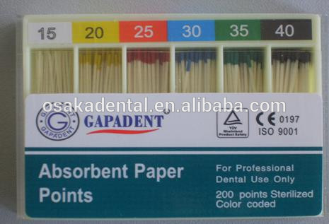 GAPADENT Absorbent Paper Point/dental gutta percha