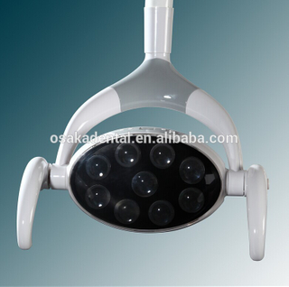 High quality 9 bulbs Dental Led Lamp (it could change two colors according to the temperature)